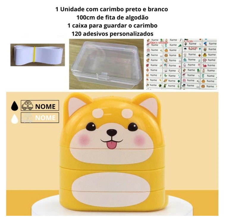 Carimbo Bichinho Personalizado